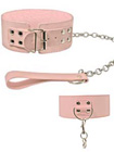 Grrl Toyz Pink Plush Collar And Leash