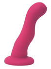 Grrl Toyz Silicone Strap-On Magenta